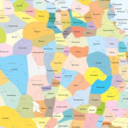 BOOKS & CO - A3 Indigenous Australia Map- Folded