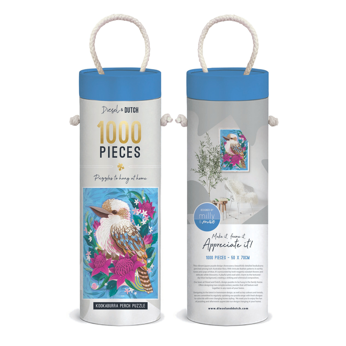 DIESEL AND DUTCH - KOOKABURRA - 1000 PIECE PUZZLE