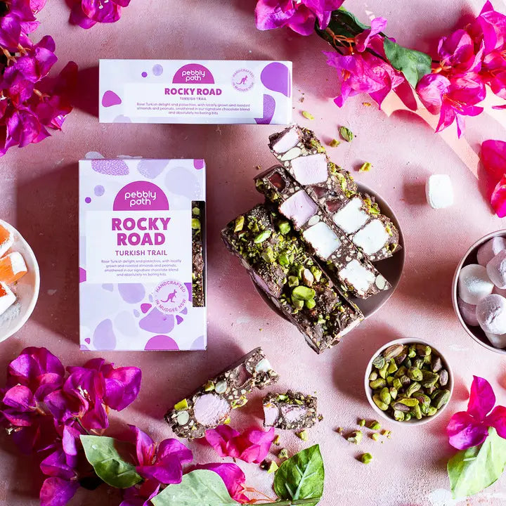 PEBBLY PATH- Rocky Road Bars - Turkish Trail Flavour- 100G