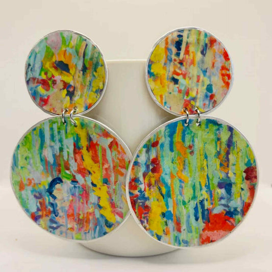 EDIE & BILL- ISLA MEGA DROP- Recycled Coffee Pod & Magazine Earrings