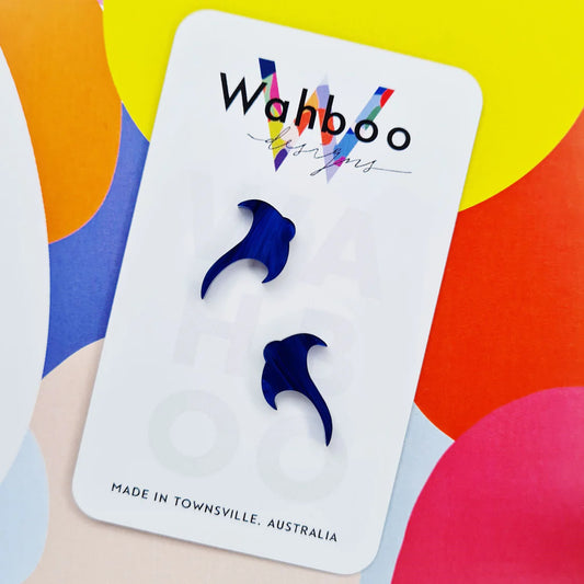 WAHBOO- Sting Ray Stud Earrings