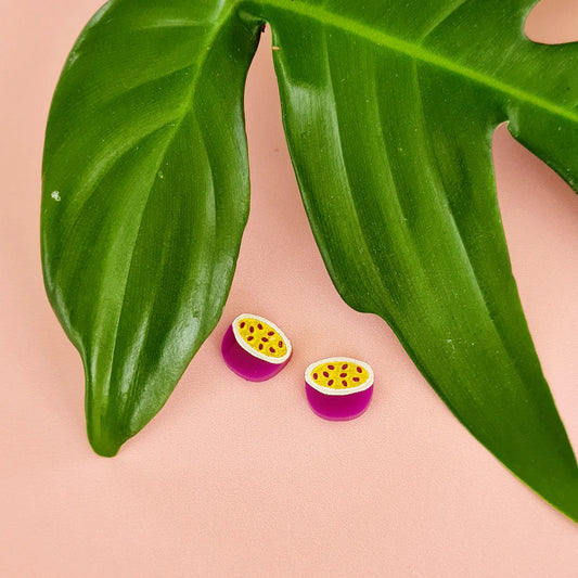 WAHBOO- Passionfruit Stud Earrings