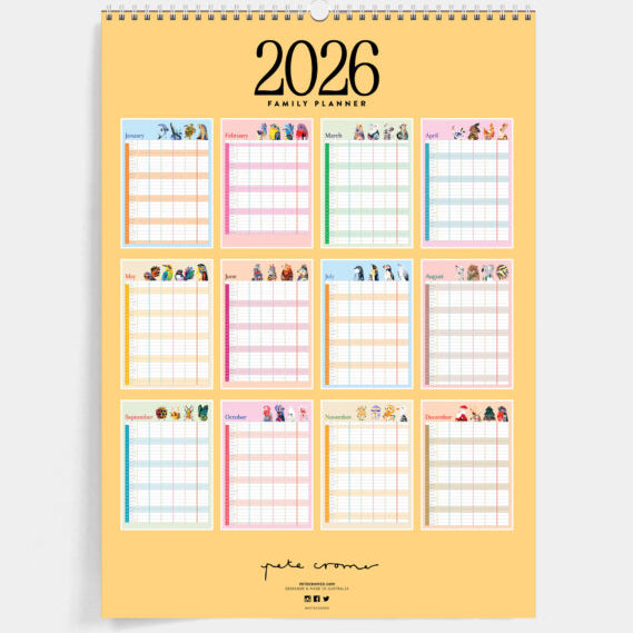 PETE CROMER - 2026 FAMILY PLANNER
