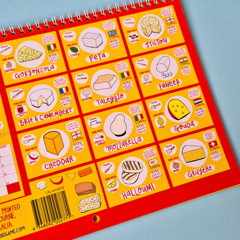 ABLE AND GAME -2026 CHEESE CALENDAR