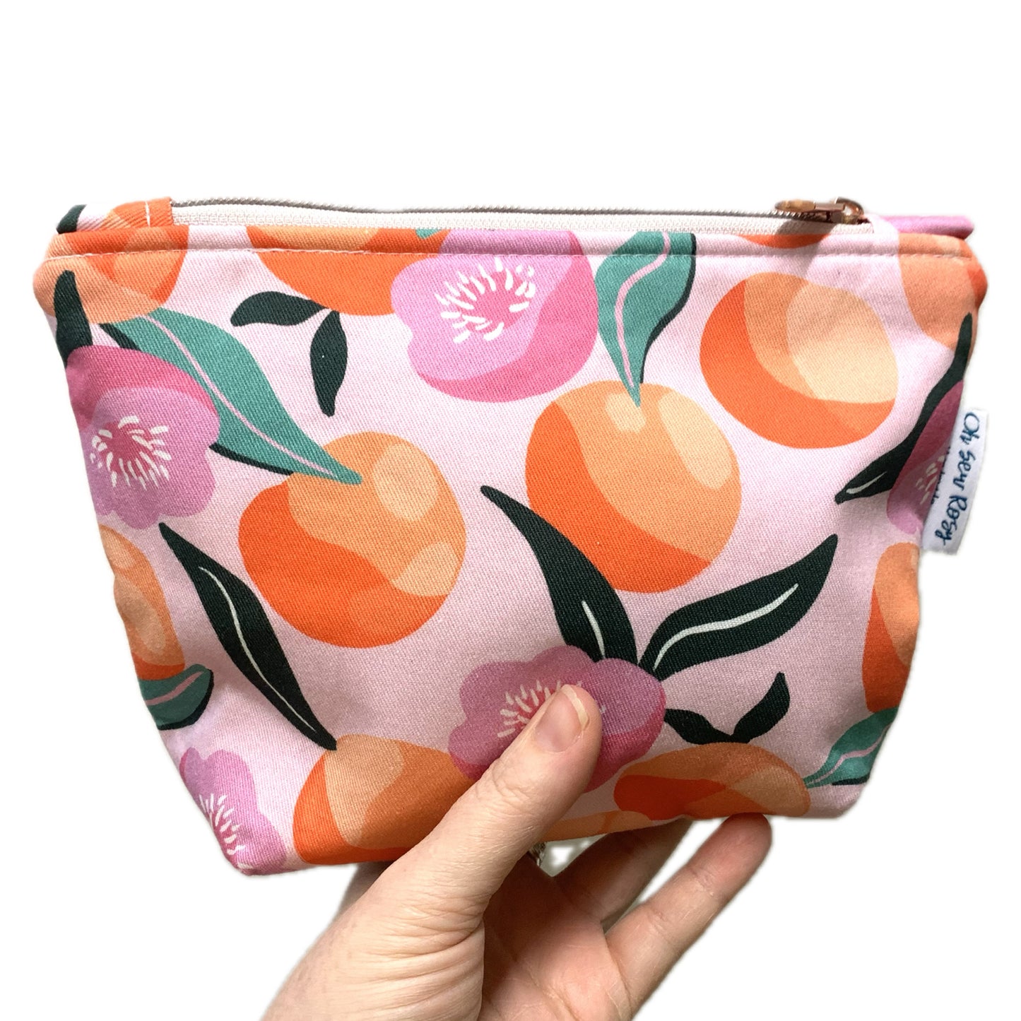 OH SEW ROSY: Small Pouches- Peachy
