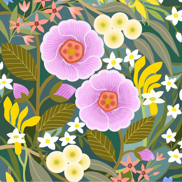 CLAIRE ISHINO- SMALL LIMITED EDITION A5 PRINTS- Bloom in Adversity