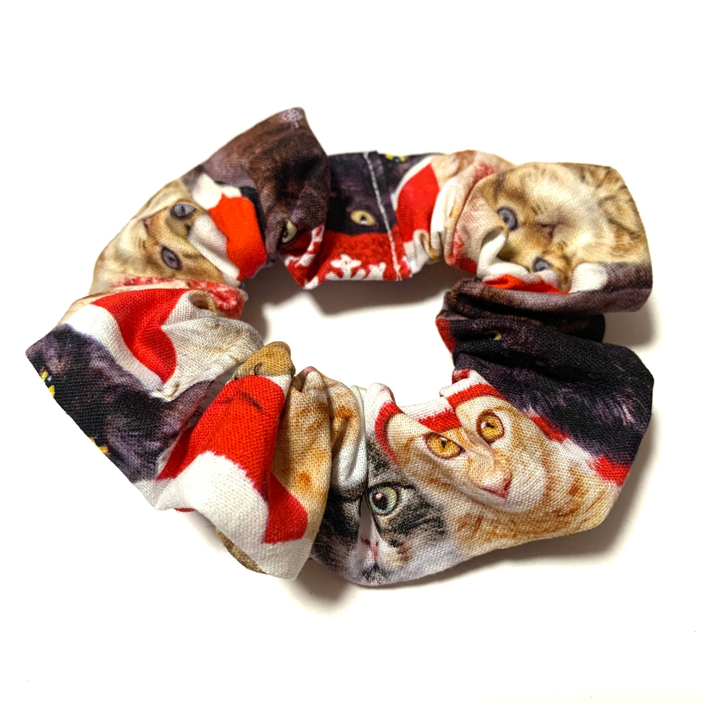 MUMMA WHOOPEE - Regular “Christmas Kitties” SCRUNCHIES