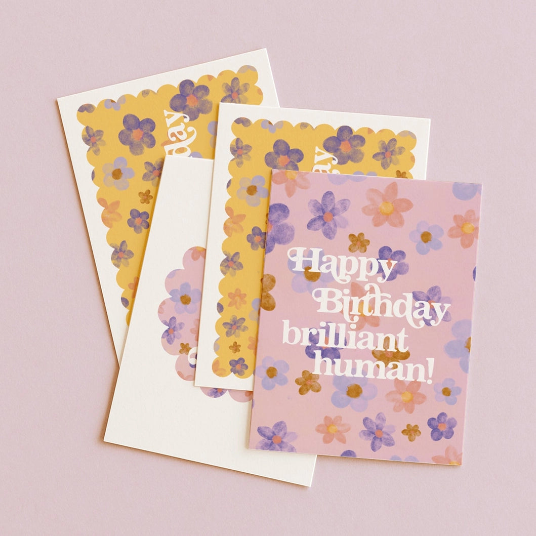 DAYMAKER STATIONERY- "Thank You Blossoms"- Blank Card