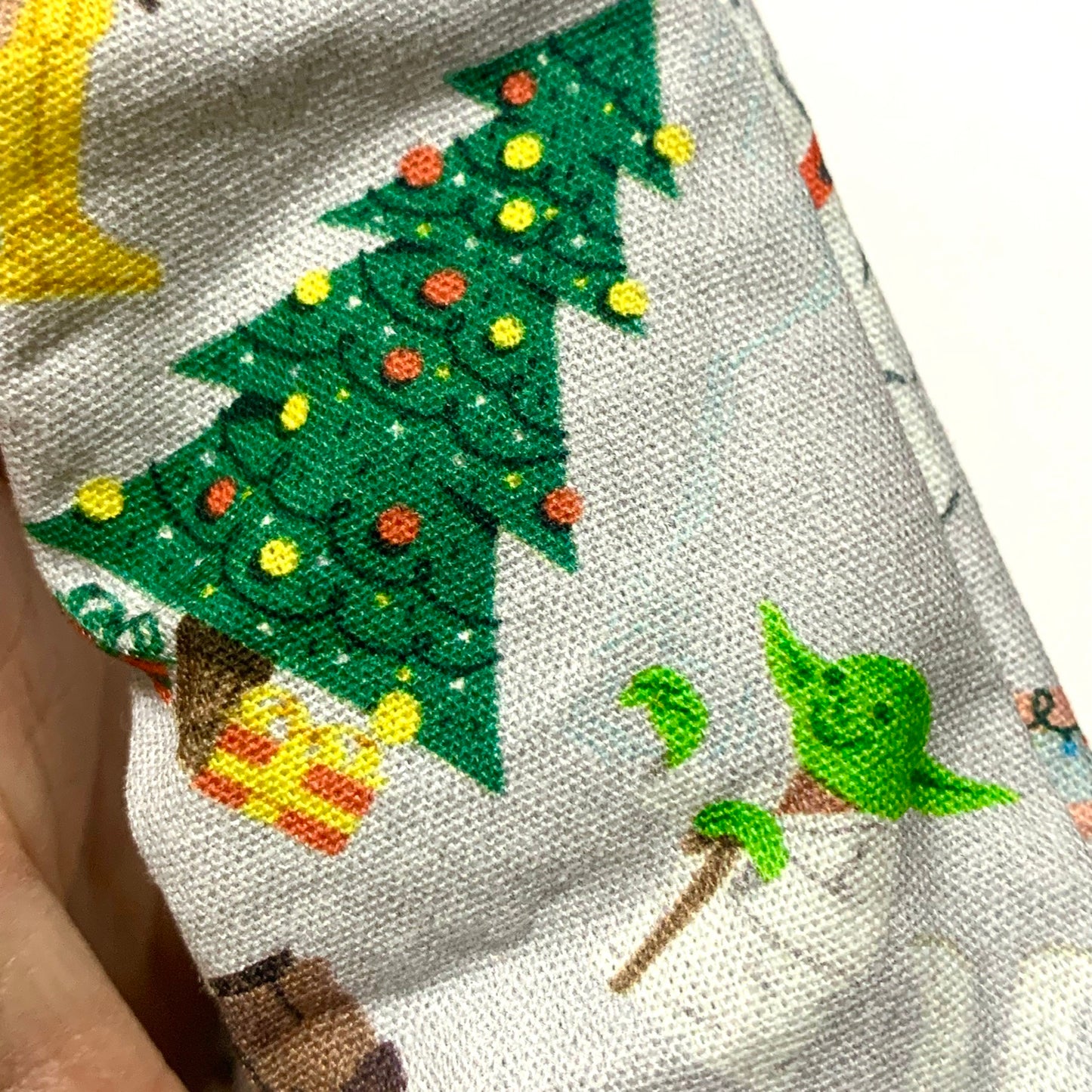 MUMMA WHOOPEE - Jumbo "Grey Star Wars"- Christmas Scrunchies