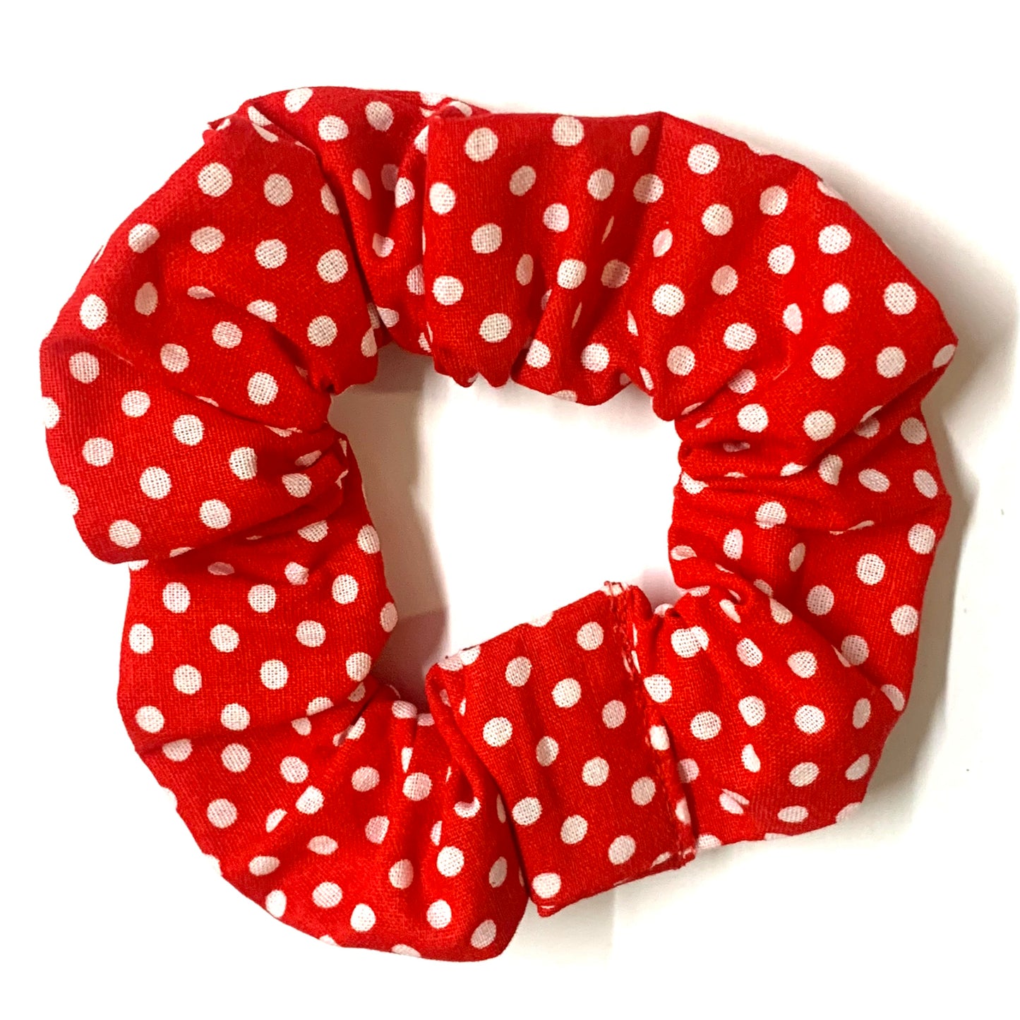 MUMMA WHOOPEE - Regular “Christmas Polka Dots” SCRUNCHIE