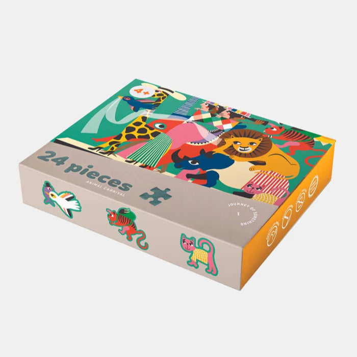 JOURNEY OF SOMETHING - 24 PIECE KIDS PUZZLE - Animal Carnival