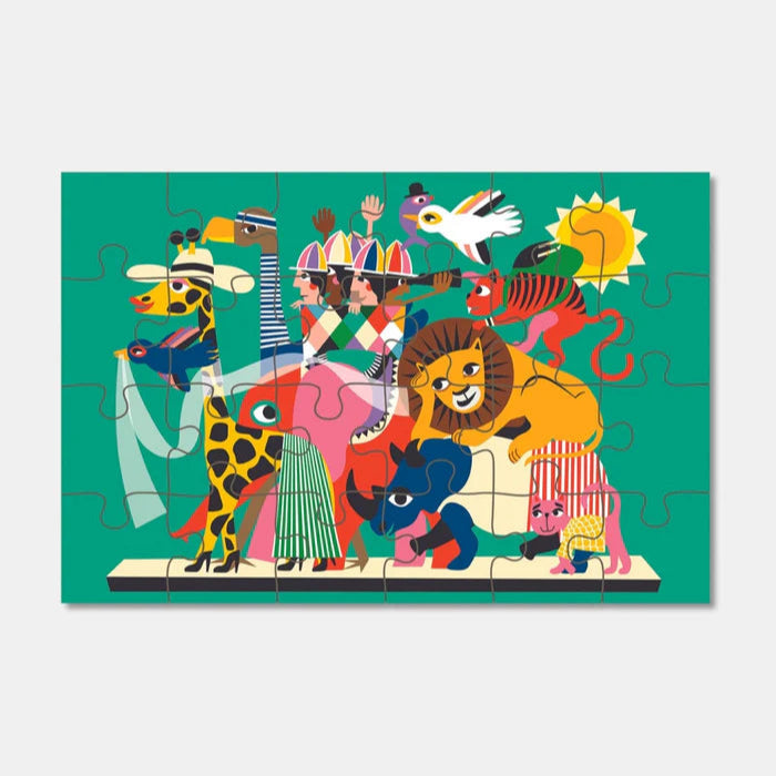 JOURNEY OF SOMETHING - 24 PIECE KIDS PUZZLE - Animal Carnival