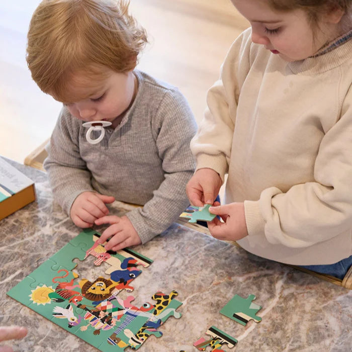 JOURNEY OF SOMETHING - 24 PIECE KIDS PUZZLE - Animal Carnival