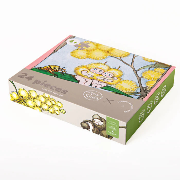 JOURNEY OF SOMETHING - 24 PIECE KIDS PUZZLE - MAY GIBBS BLOSSOM BABIES