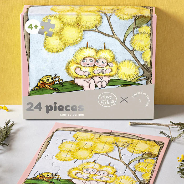 JOURNEY OF SOMETHING - 24 PIECE KIDS PUZZLE - MAY GIBBS BLOSSOM BABIES