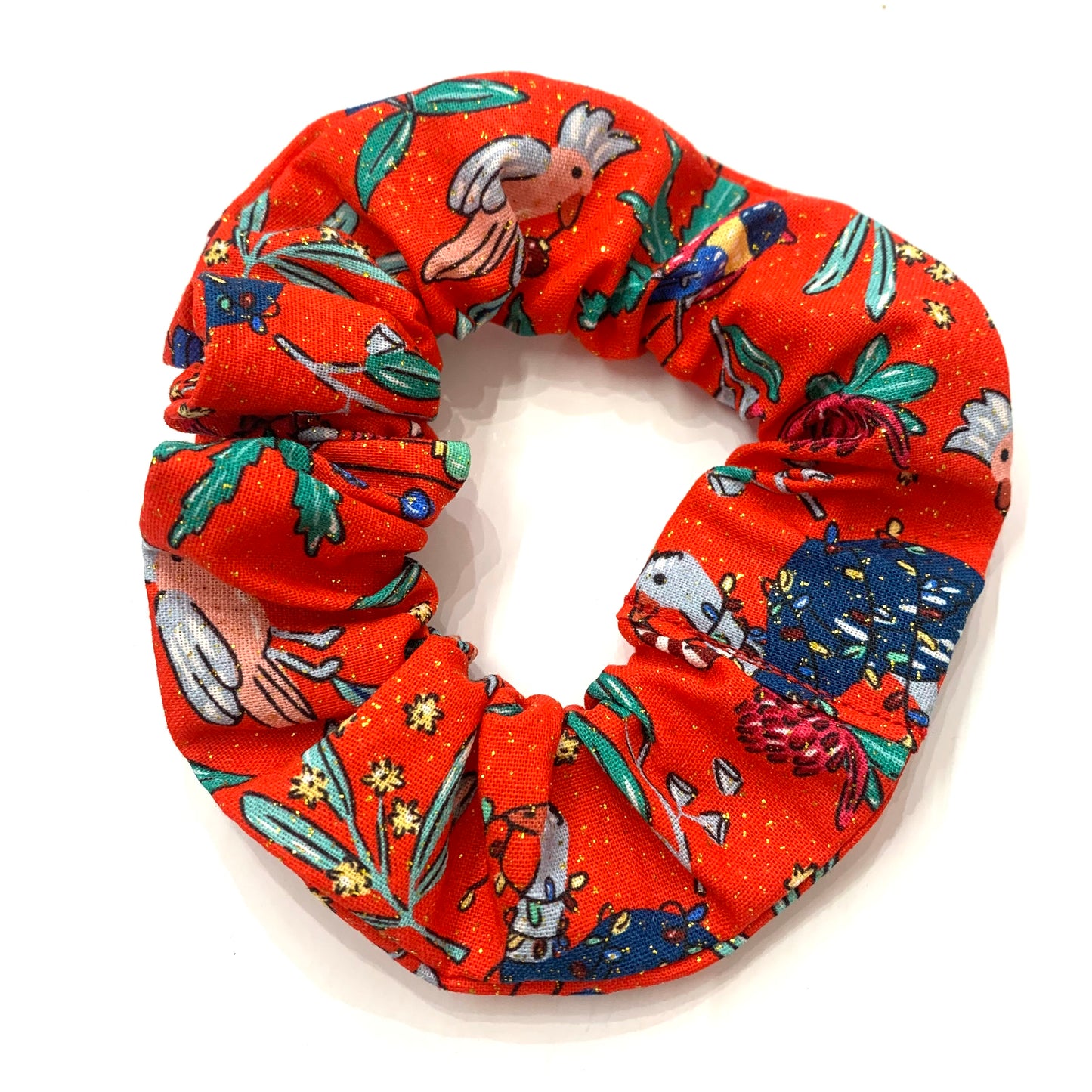 MUMMA WHOOPEE - Regular “Sparkly Aussie Christmas” SCRUNCHIE