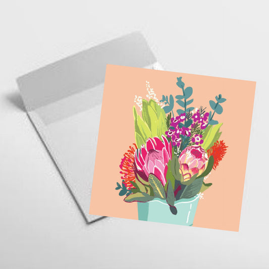 NUOVO - "Native Flowers" SMALL GREETING CARD