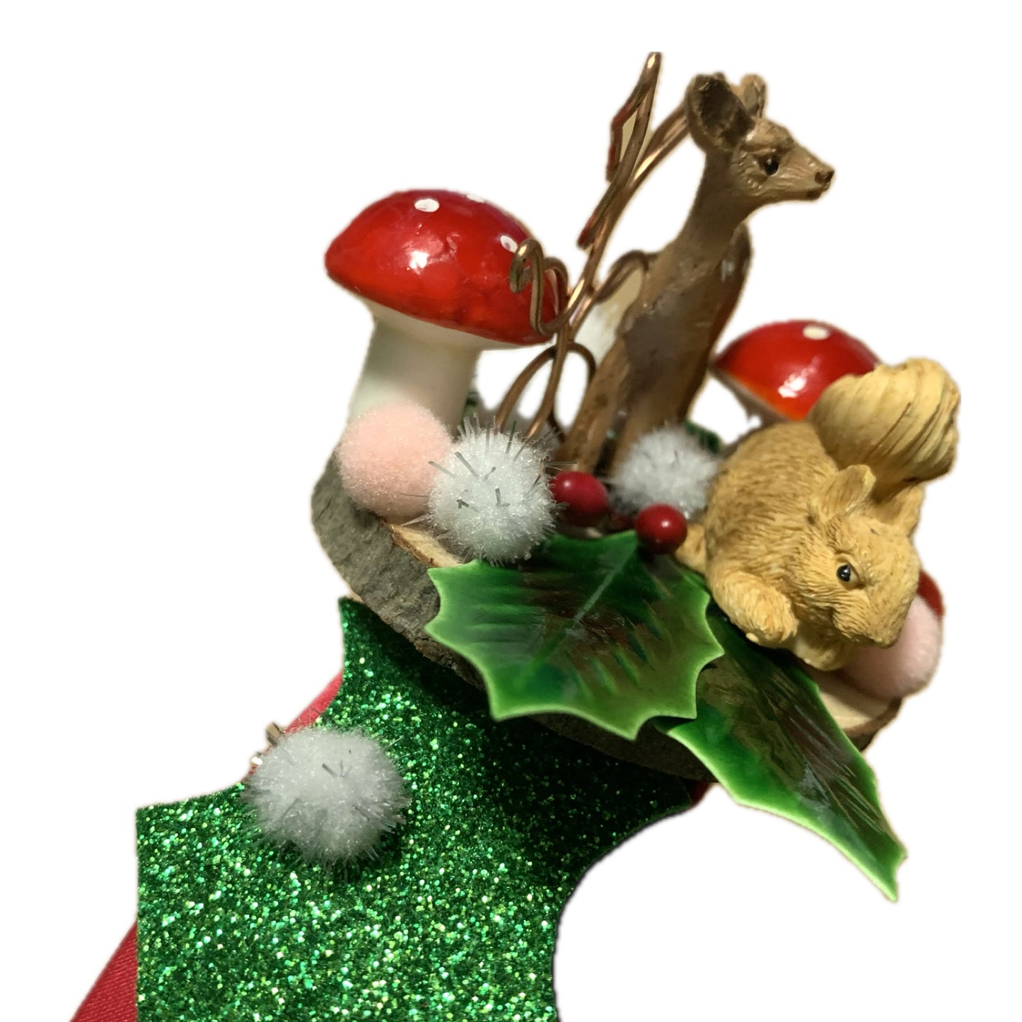 THIS BIRD HAS FLOWN- "SQUIRREL & DEER" MEDIUM CHRISTMAS HEADBAND
