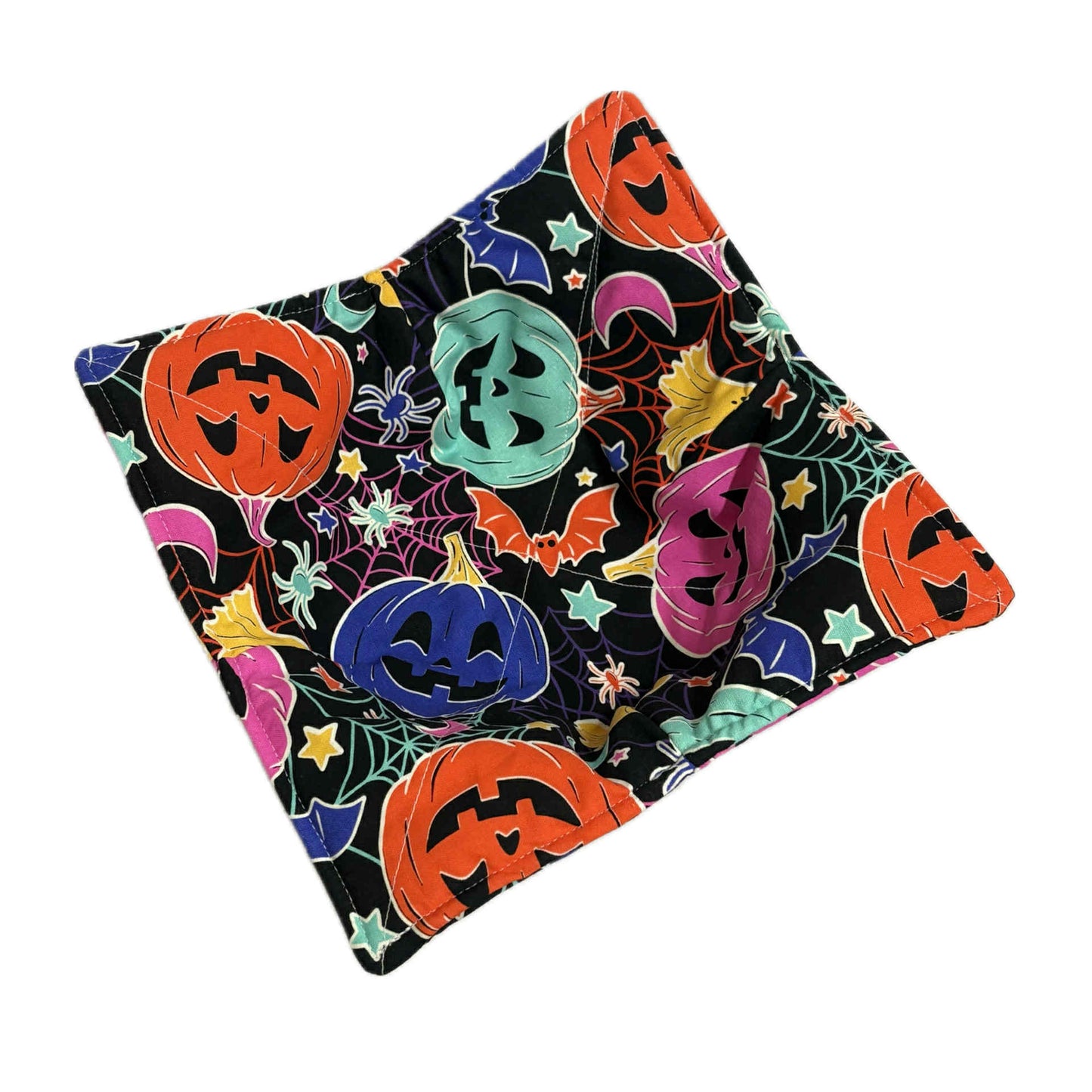 OH SEW ROSY: Bowl Cosies - Halloween Pumpkin Web
