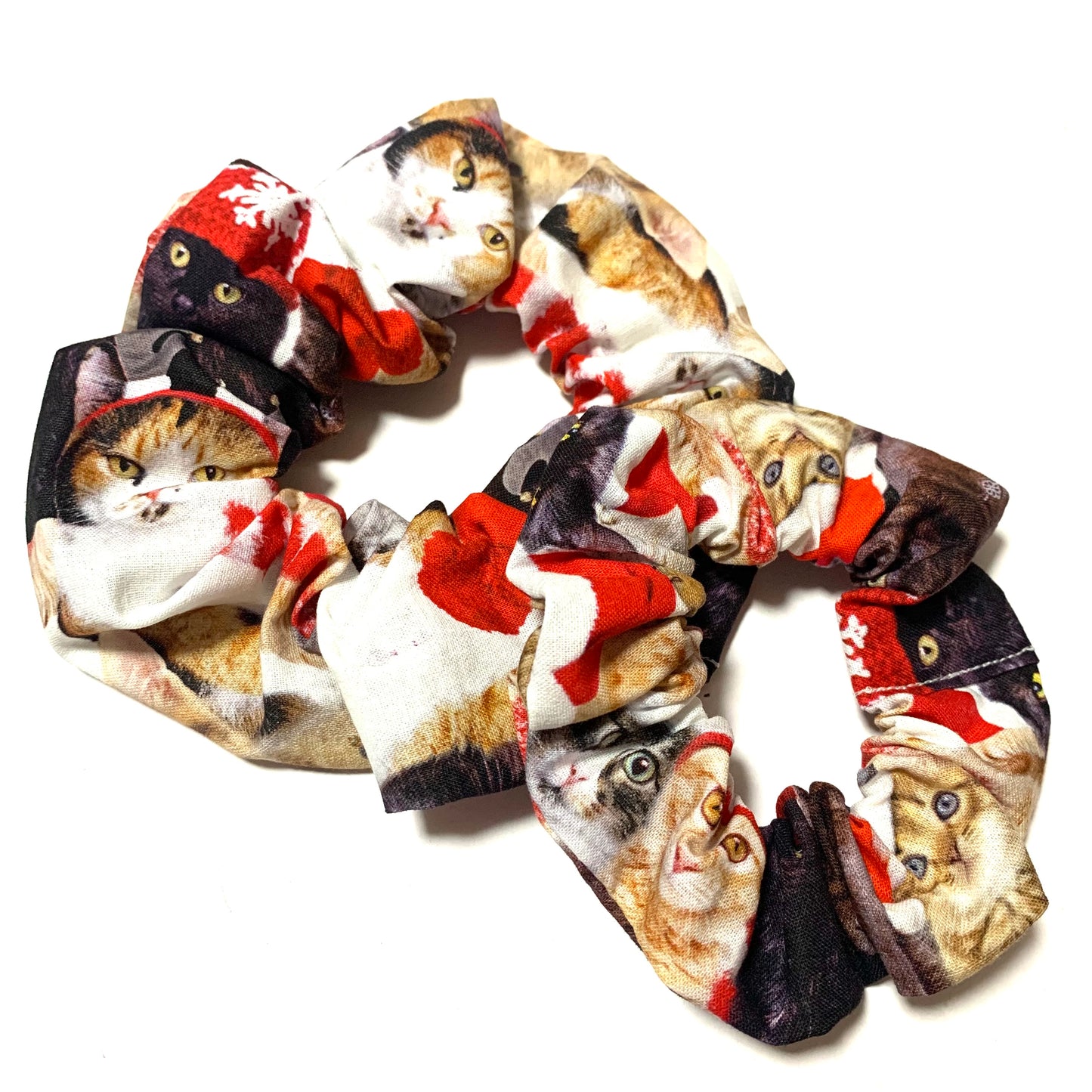 MUMMA WHOOPEE - Regular “Christmas Kitties” SCRUNCHIES