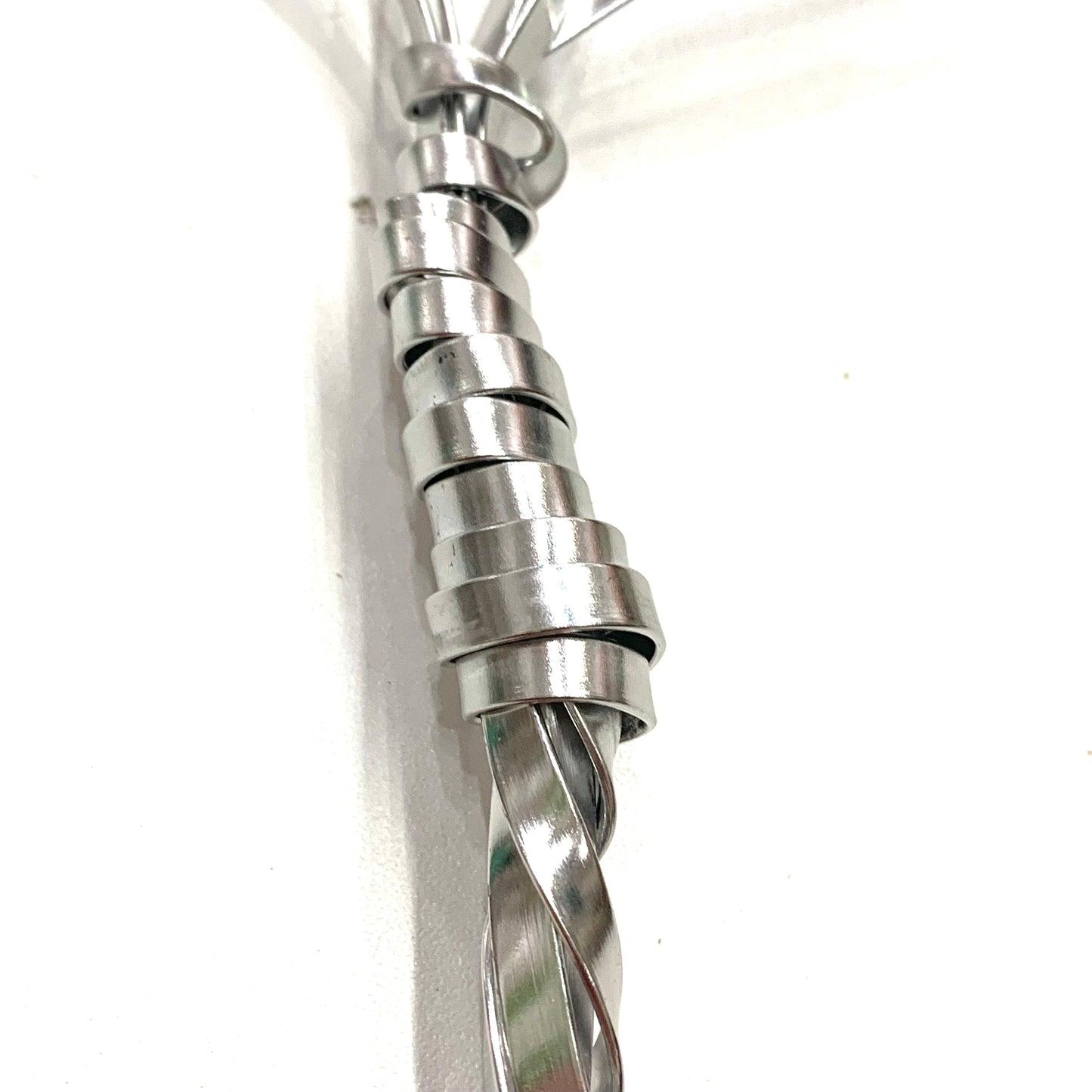 CARLEY CLARKE-RUSHTON - "Abstract Flowers #2- Buttons" Wire Wall Hanging/Sculpture