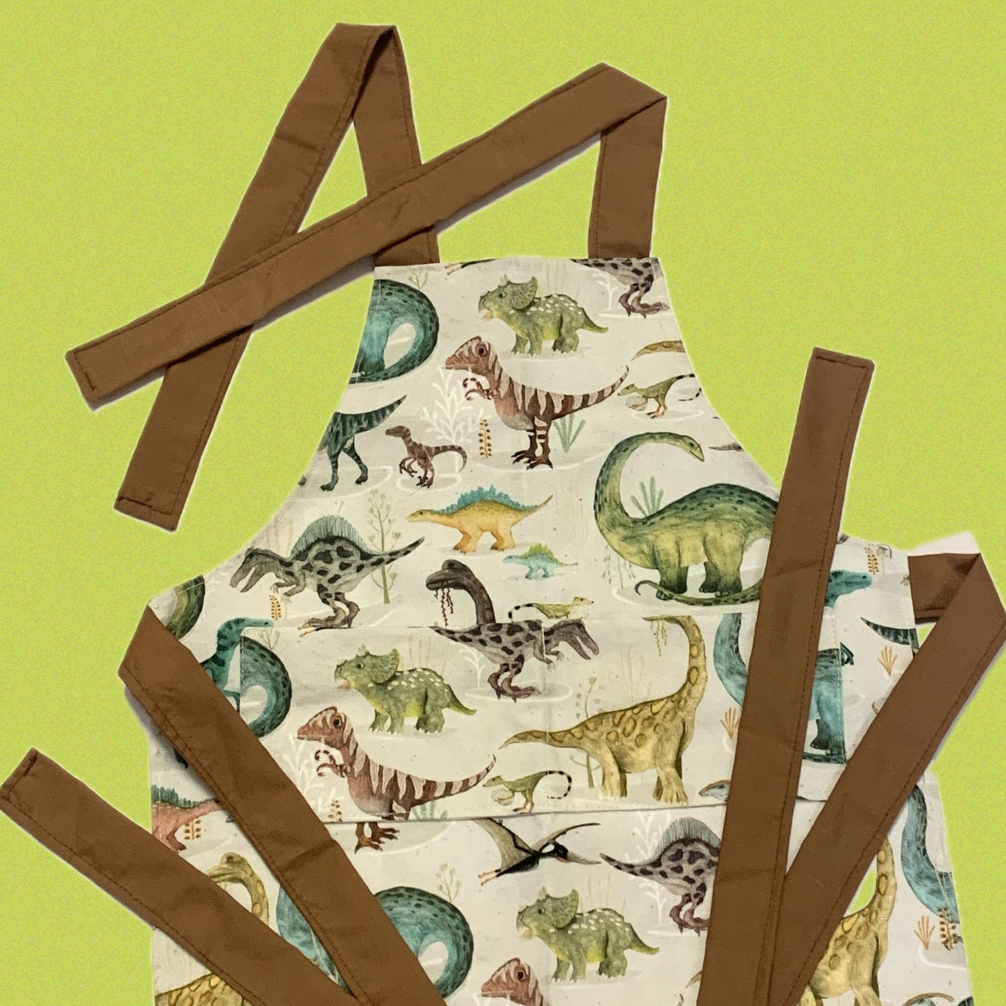 Teacups n Quilts - Dinosaurs- Kids Apron