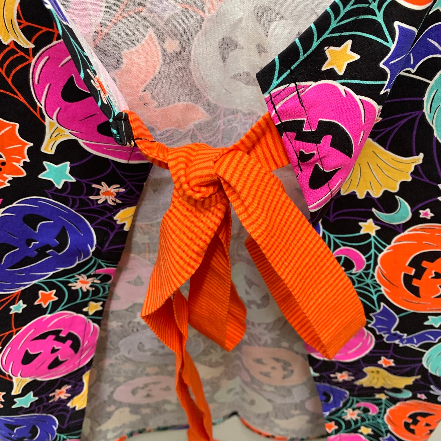 MUMMA WHOOPEE - "Pumpkin Web" HALLOWEEN APRON