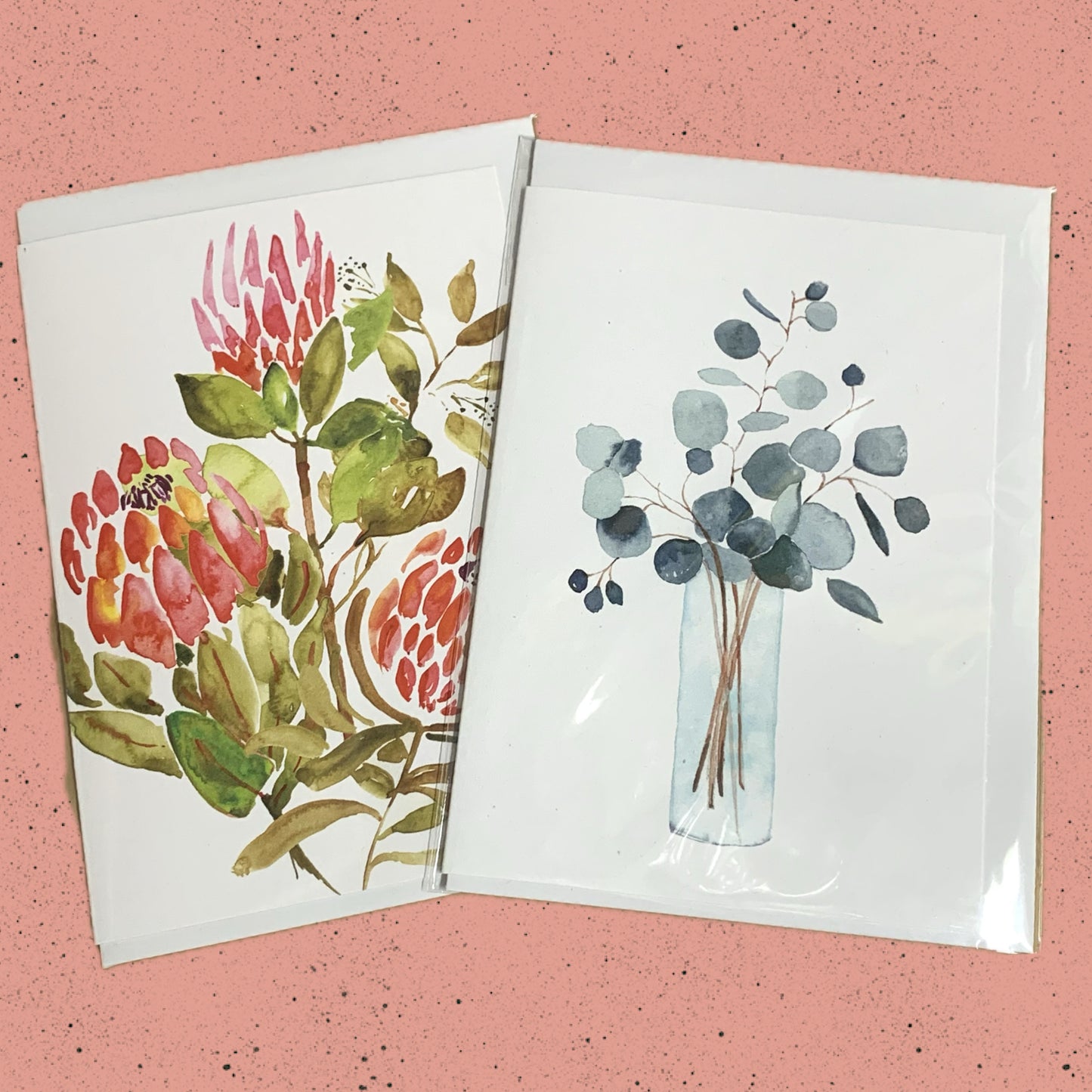 ESZTER'S CREATIONS- "Protea"- Greeting Card