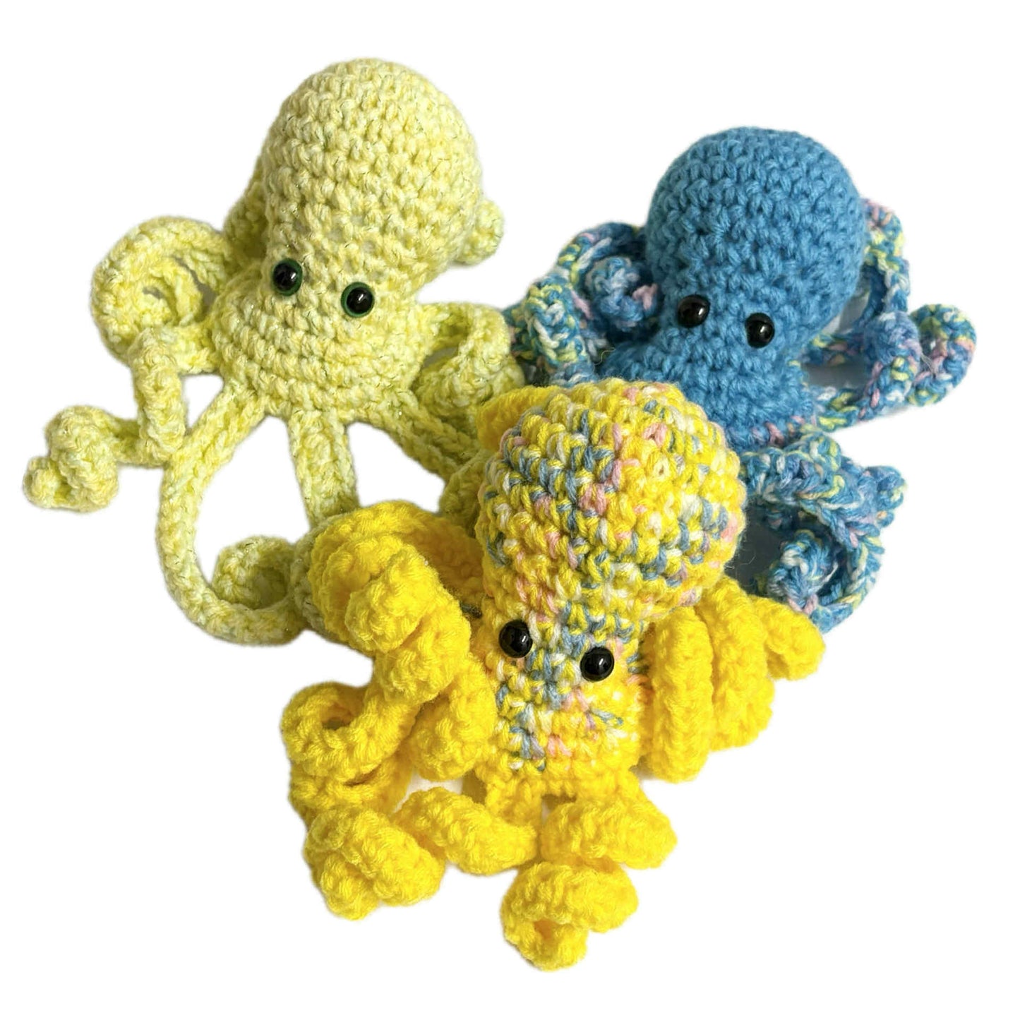 BEAKNITS- CROCHETED OCTOPUS - Warm Yellow