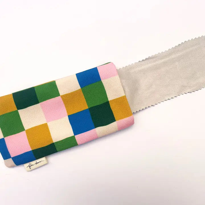 FABRIC DRAWER- Handmade Glasses Case - Picnic (Dark)