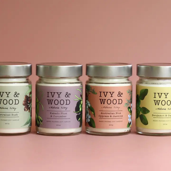 IVY & WOOD - Australian Bush Scented Candle 'Australiana' Collection