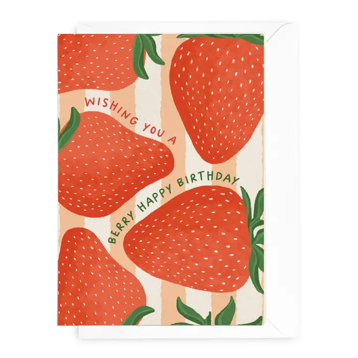 DAYMAKER STATIONERY- "Berry Happy Birthday" - Greeting Card