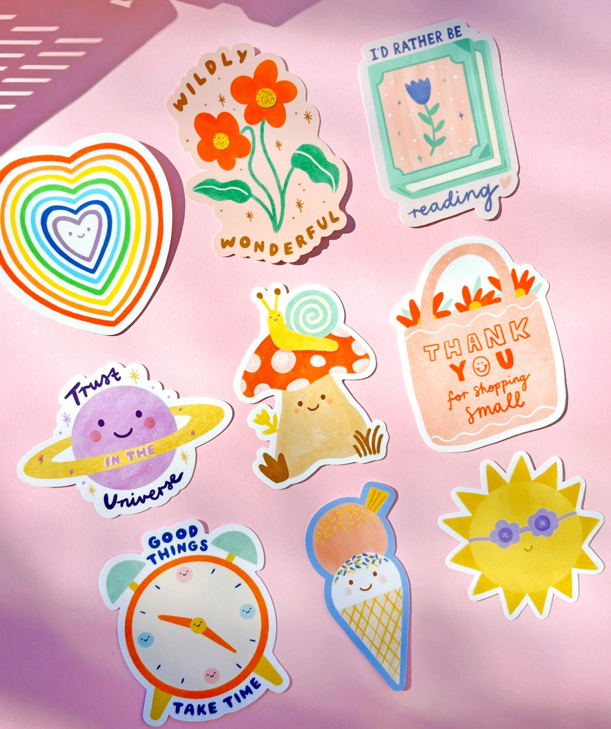 LAUREN SISSONS STUDIO- "I'd Rather be Reading" - Sticker