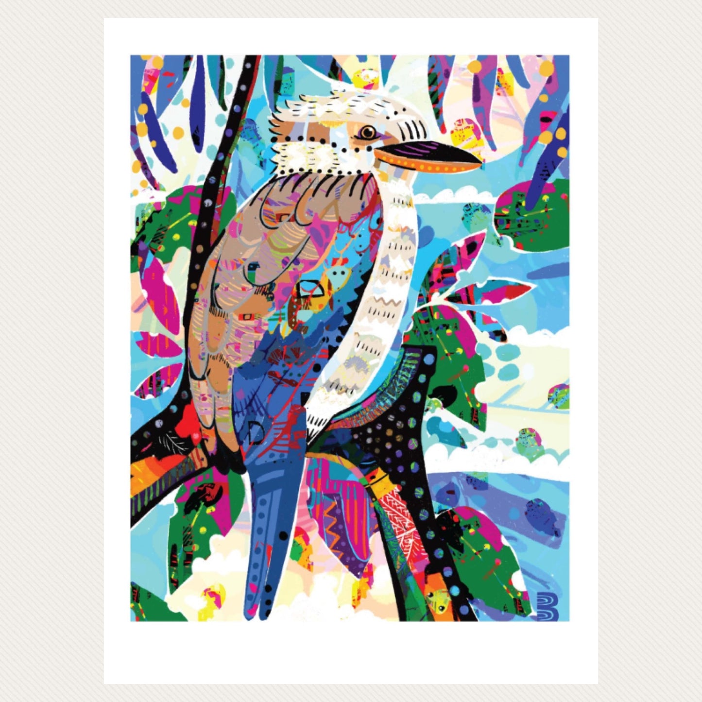 NUOVO - "Kookaburras" by Bronwyn Seedeen- GREETING CARD