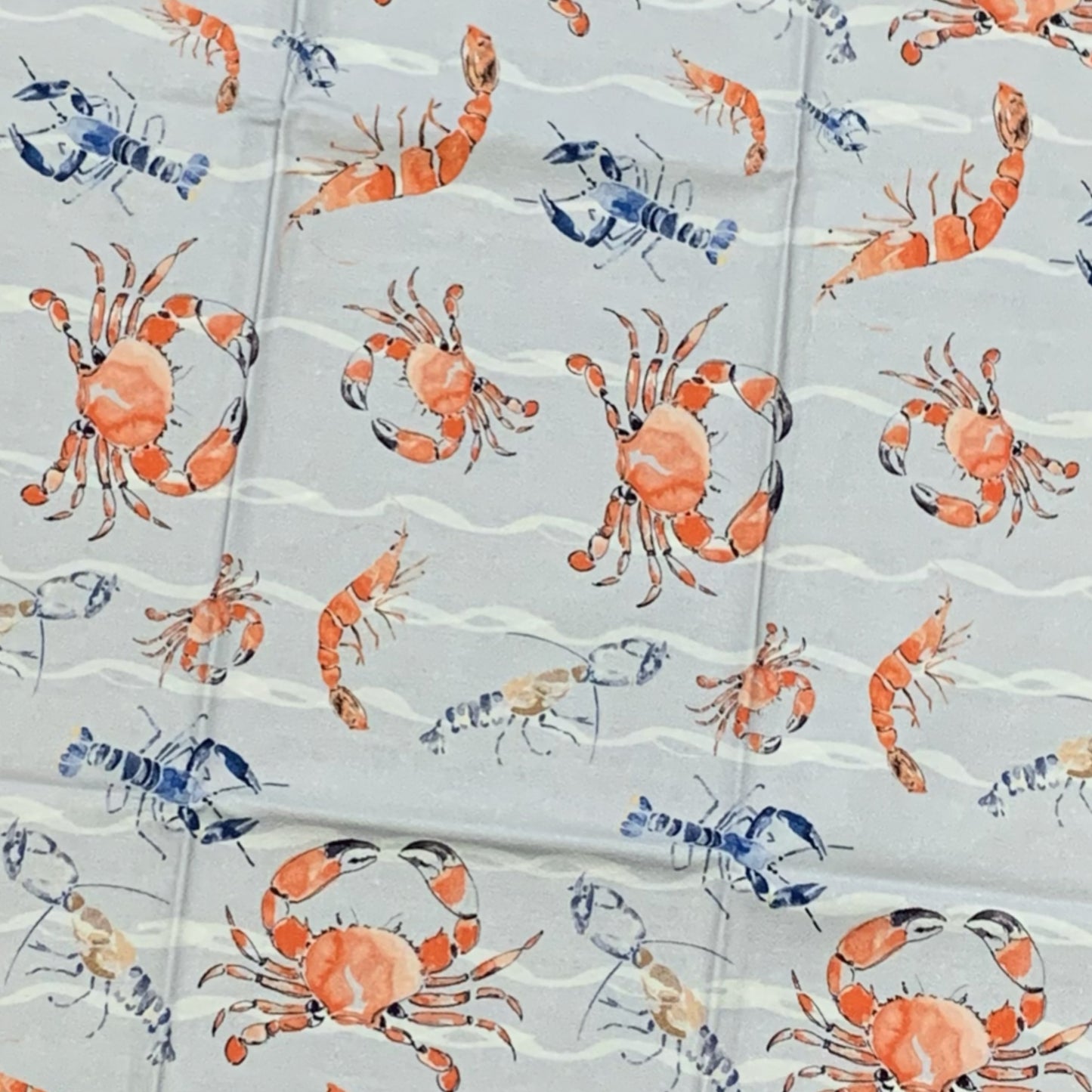 ESZTER'S CREATIONS - "Crustaceans"- Tea Towel