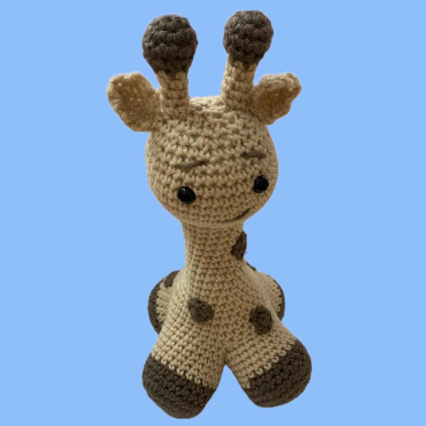 BEAKNITS- CROCHET GIRAFFE- Browns