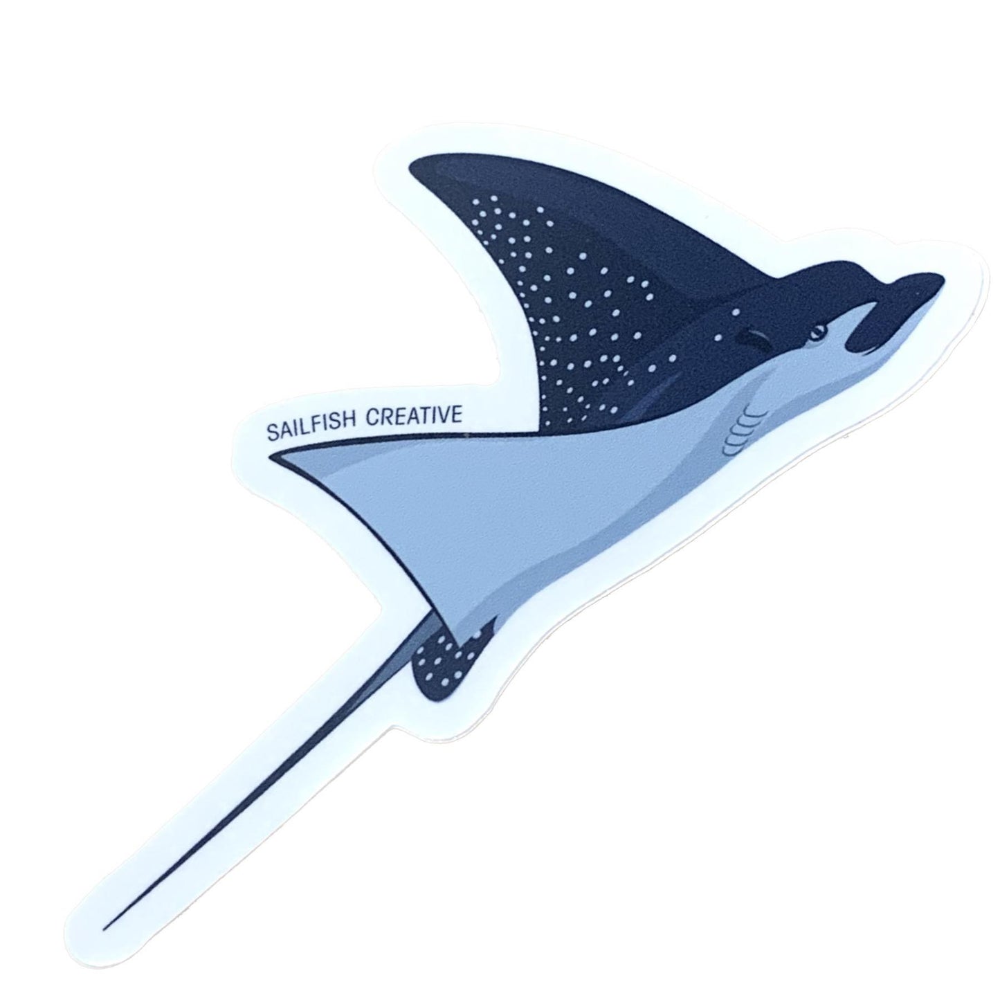 SAILFISH CREATIVE- "Spotted Eagle Ray" Vinyl Sticker