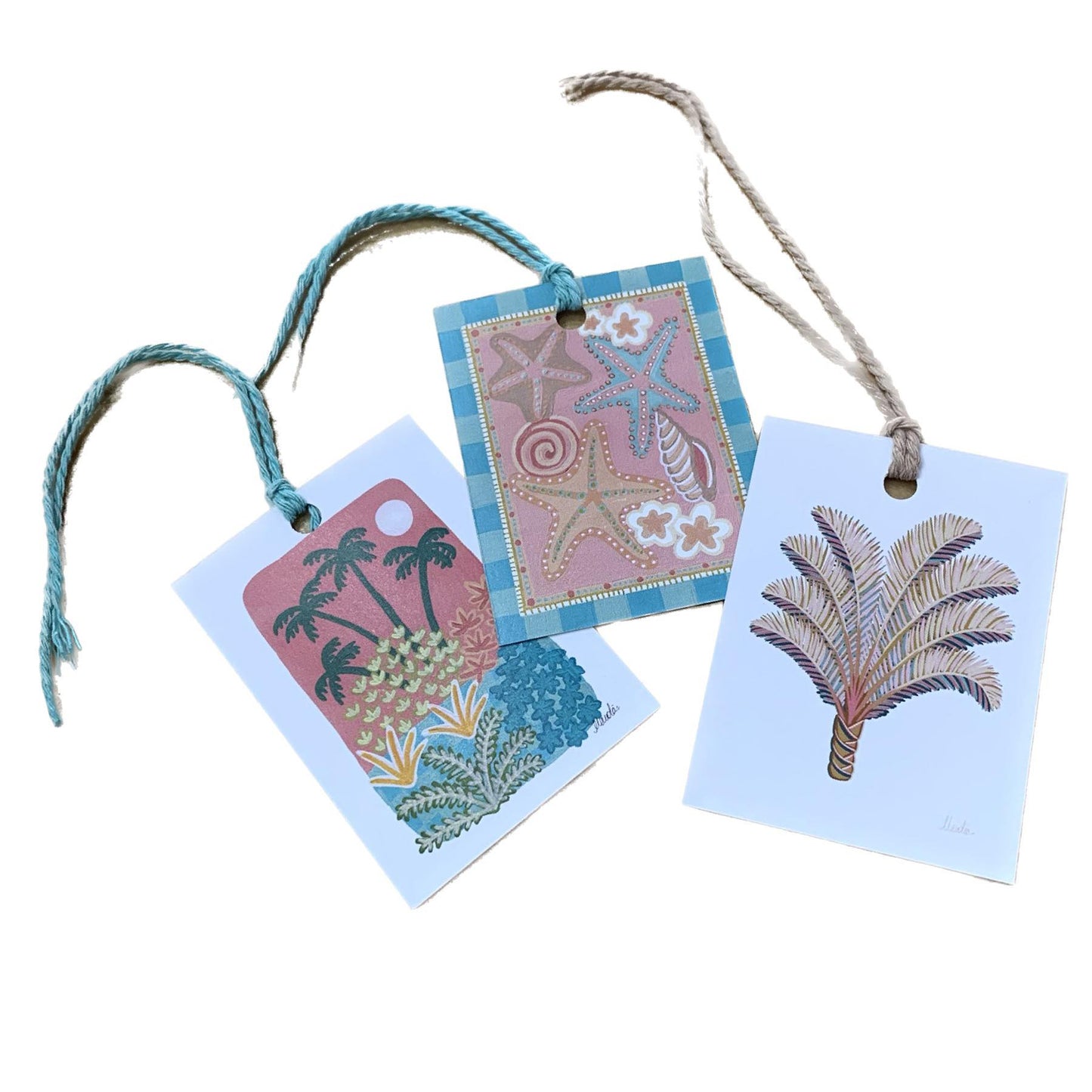 Designs by Claudia - Fan Palm Gift Tag