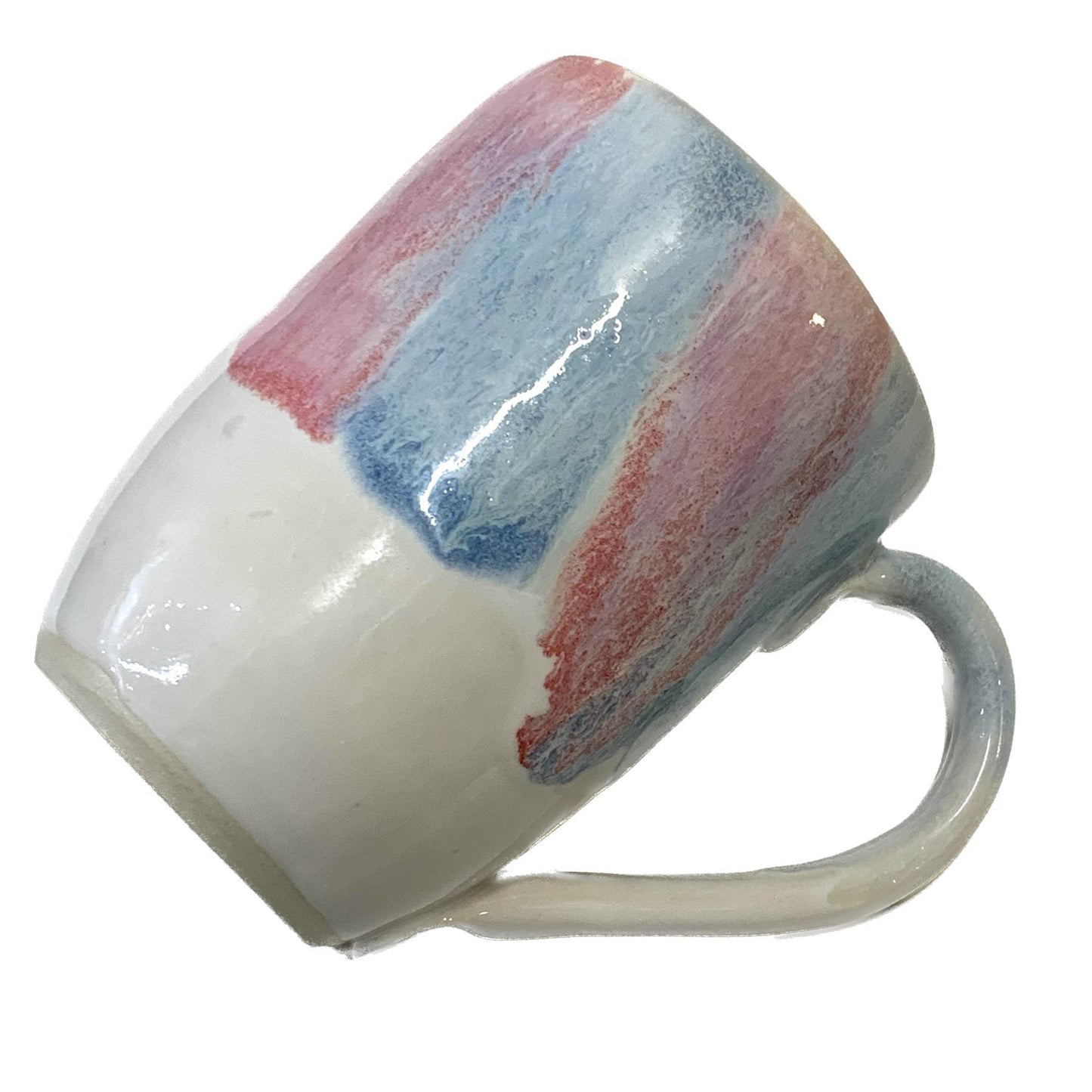 EARTH BY HAND- Pink & Blue Glazed Mugs