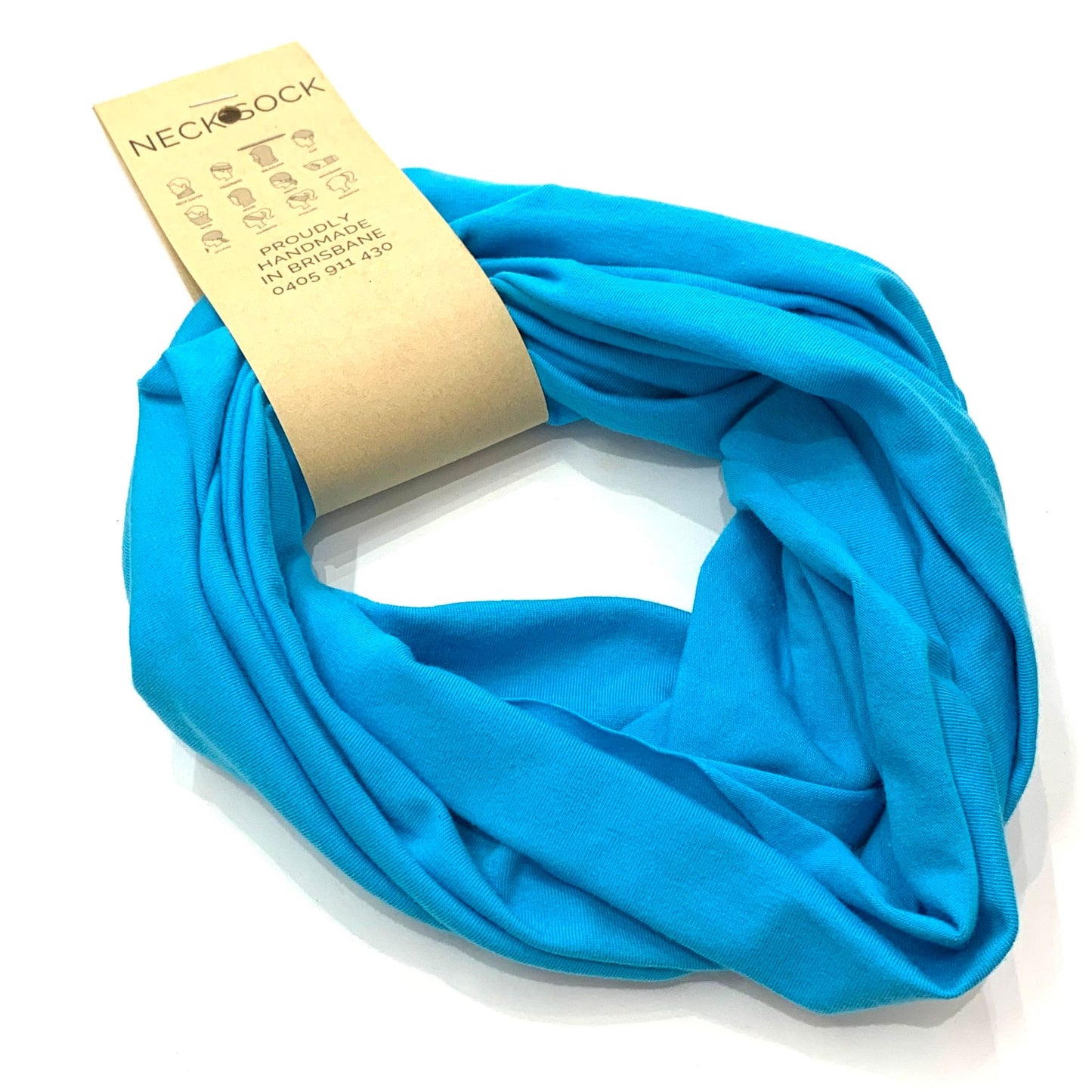 NECK SOCKS- Bright Sea Blue