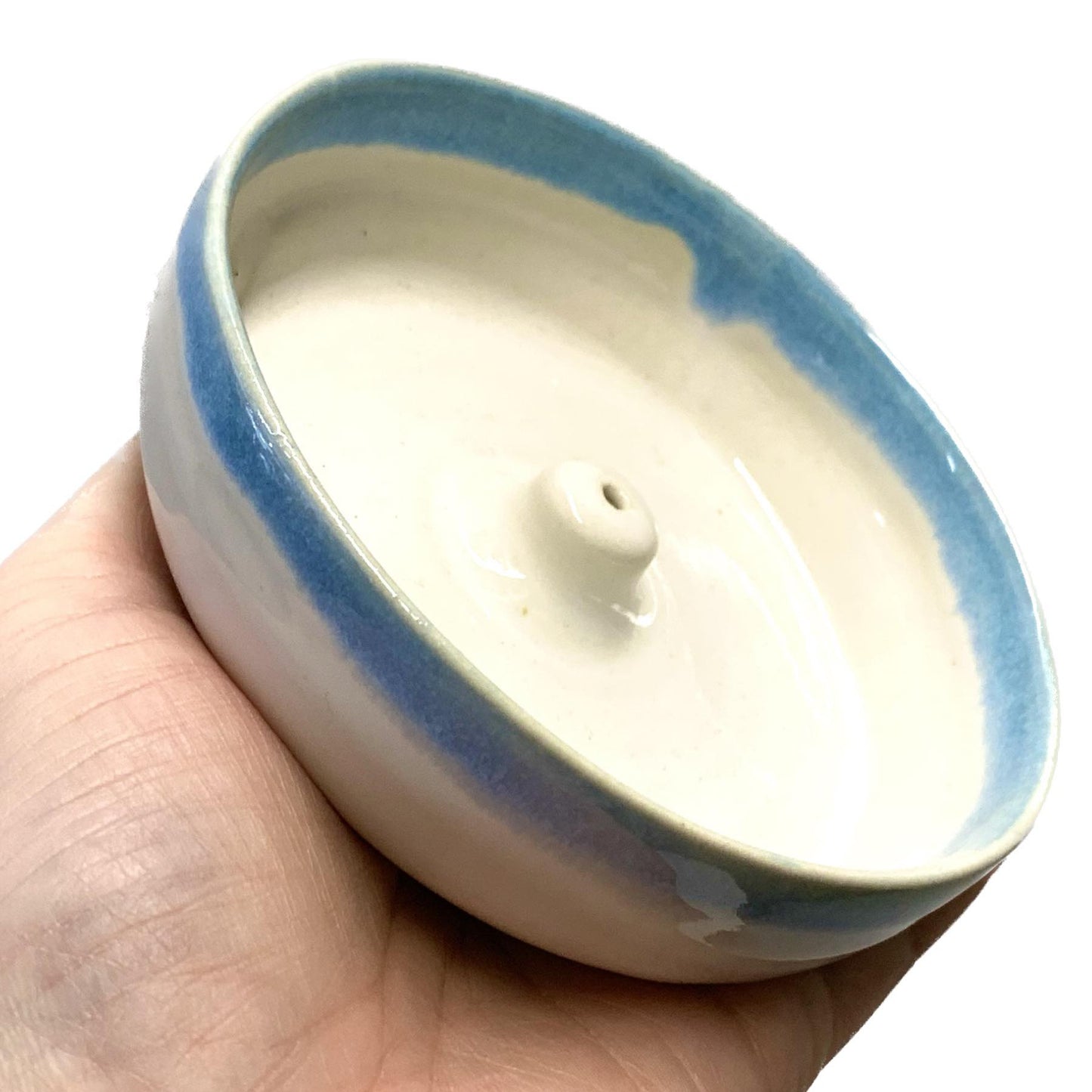 EARTH BY HAND- Incense Holders- Blue Ring