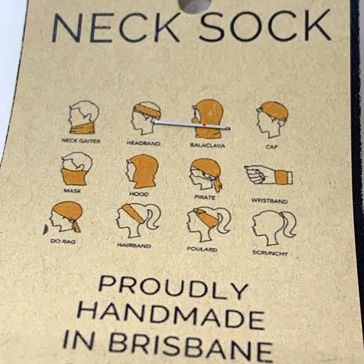 NECK SOCKS- Neon Peach
