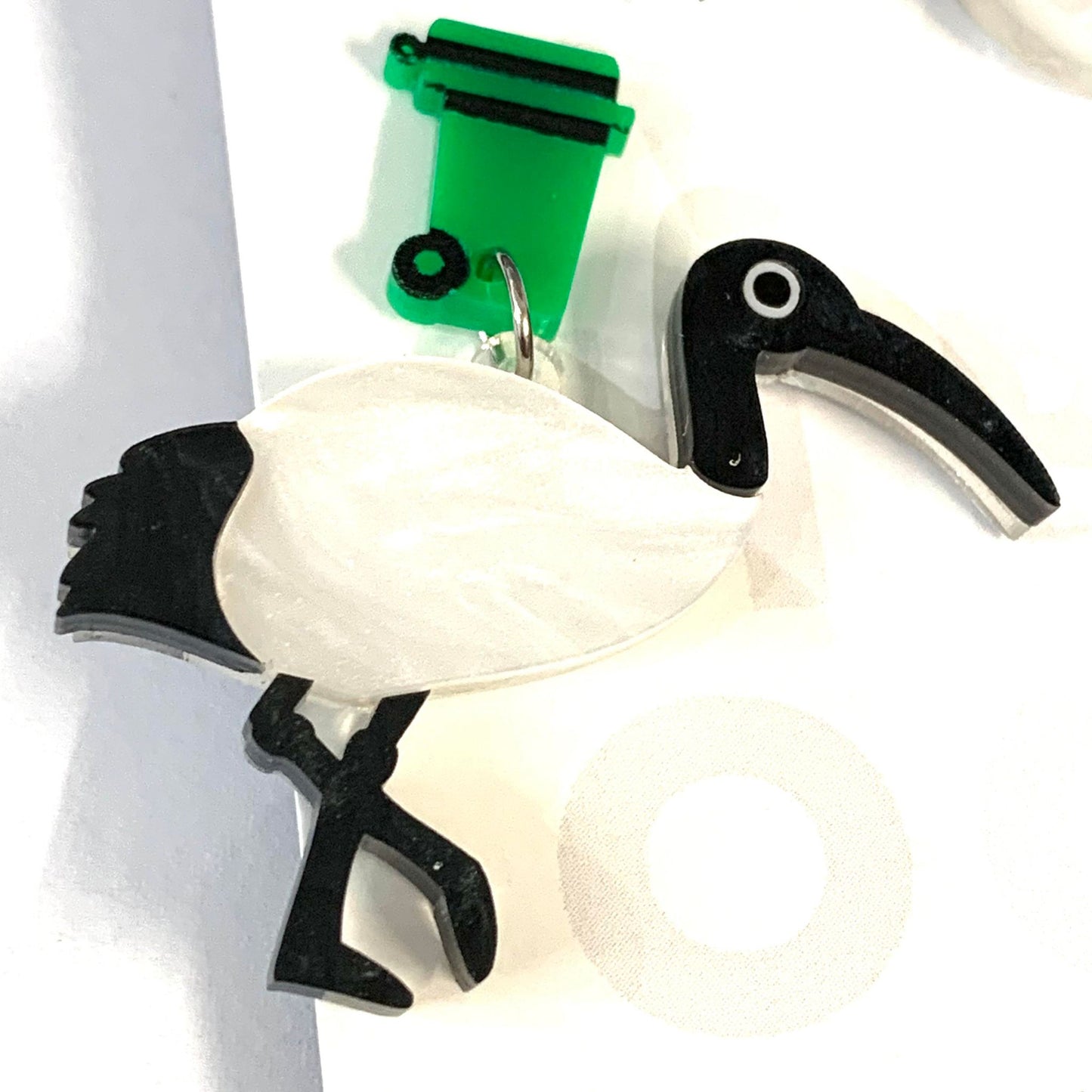 WAHBOO- Bin Chicken Stud Dangle Earrings