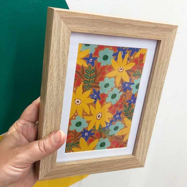 AHD PAPER CO - FLORAL - Framed Print
