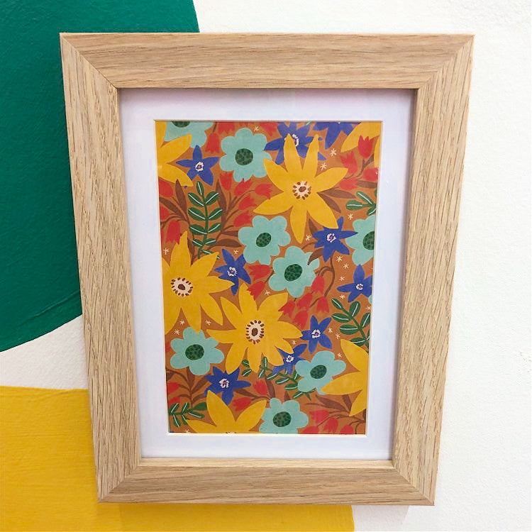 AHD PAPER CO - FLORAL - Framed Print