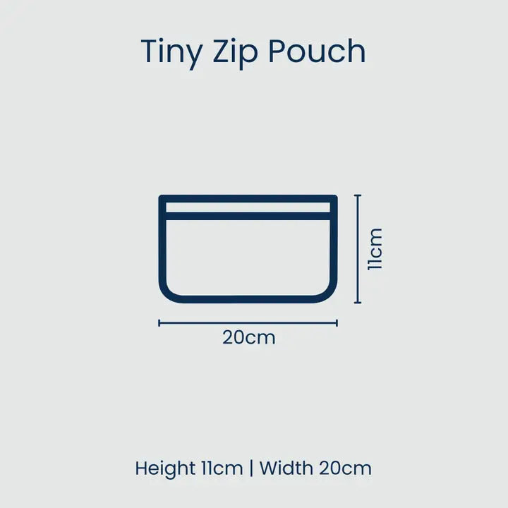 PROJECT TEN - "The Tiny"- "Posy" Small Zip Pouch