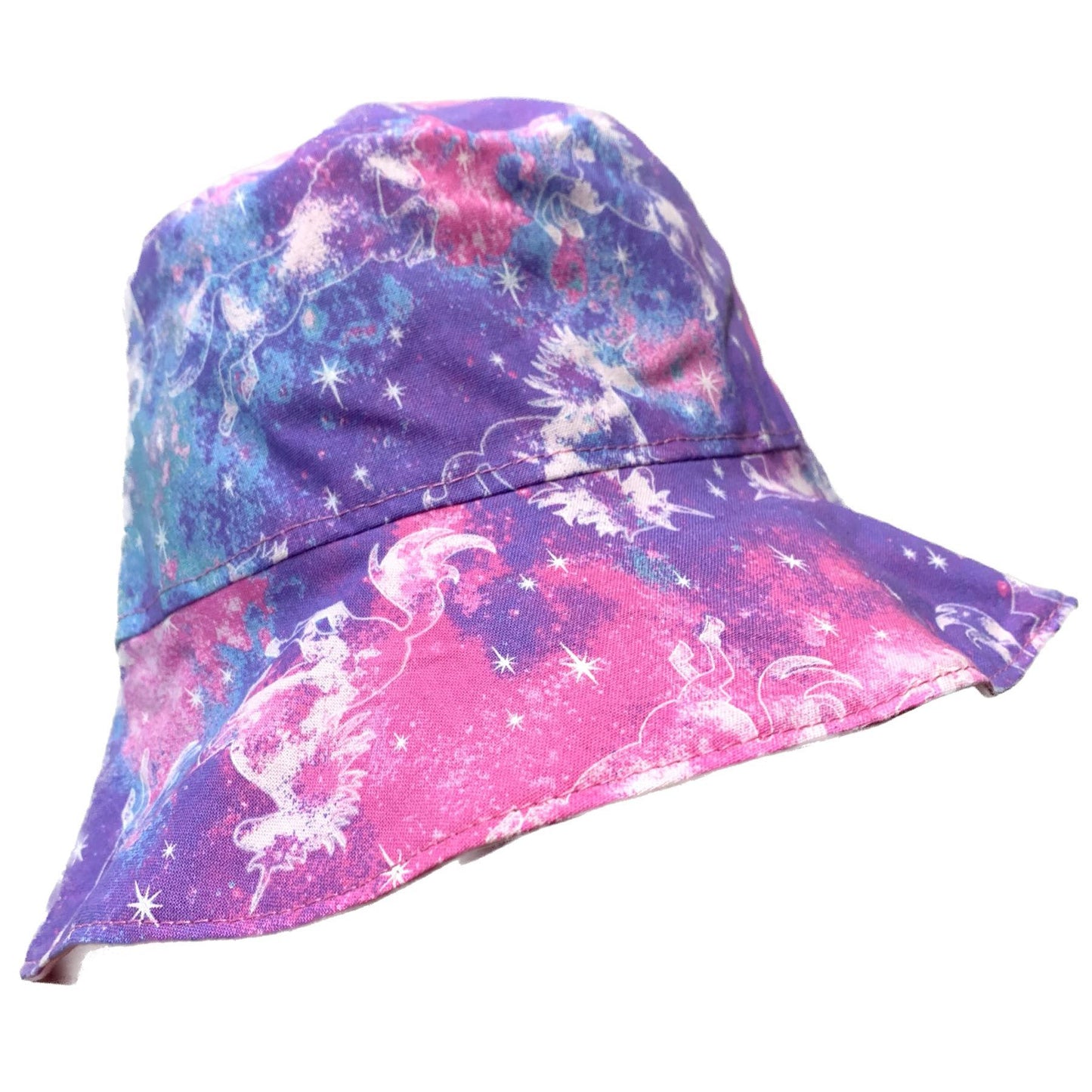 Teacups n Quilts- Unicorn Fabric Hat- Kids Size Small