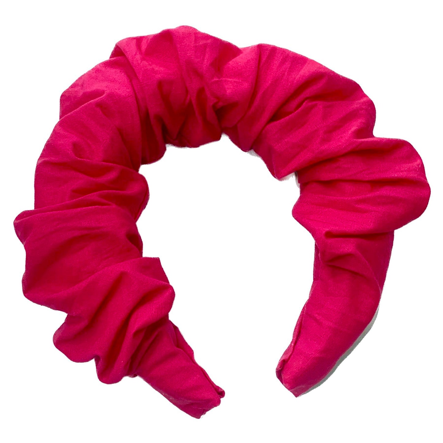 MAKIN WHOOPEE - JUMBO SCRUNCHIE HEADBANDS- Hot Pink