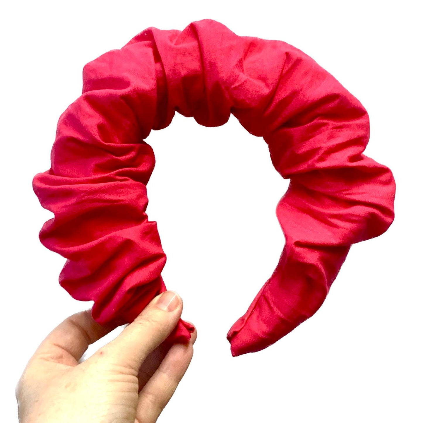 MAKIN WHOOPEE - JUMBO SCRUNCHIE HEADBANDS- Hot Pink