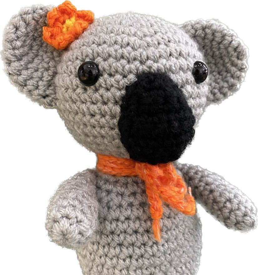 BEAKNITS- CROCHETED Sitting Koala